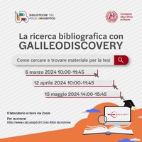 Galileo Discovery: Calendario primavera 2024
